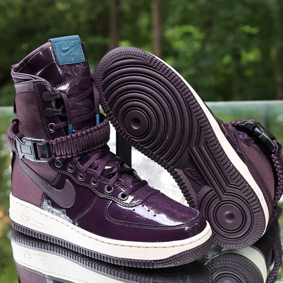 Nike SF Air Force 1 Premium Port Wine - Picture 6 of 14